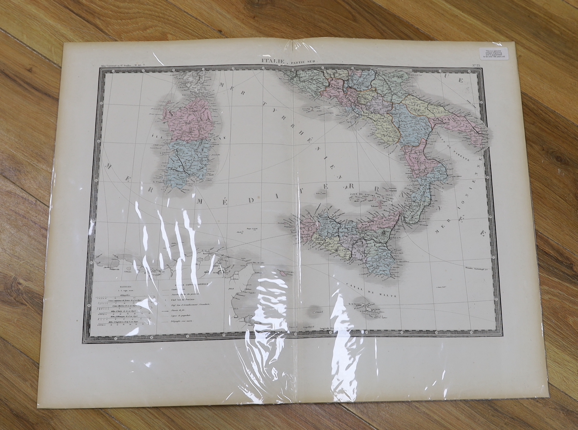 Eight antique unframed maps including Europe and Belgium by A K Johnston, Austrian Dominions, for Thomson’s New General Atlas 1816 and Empire D’Autriche